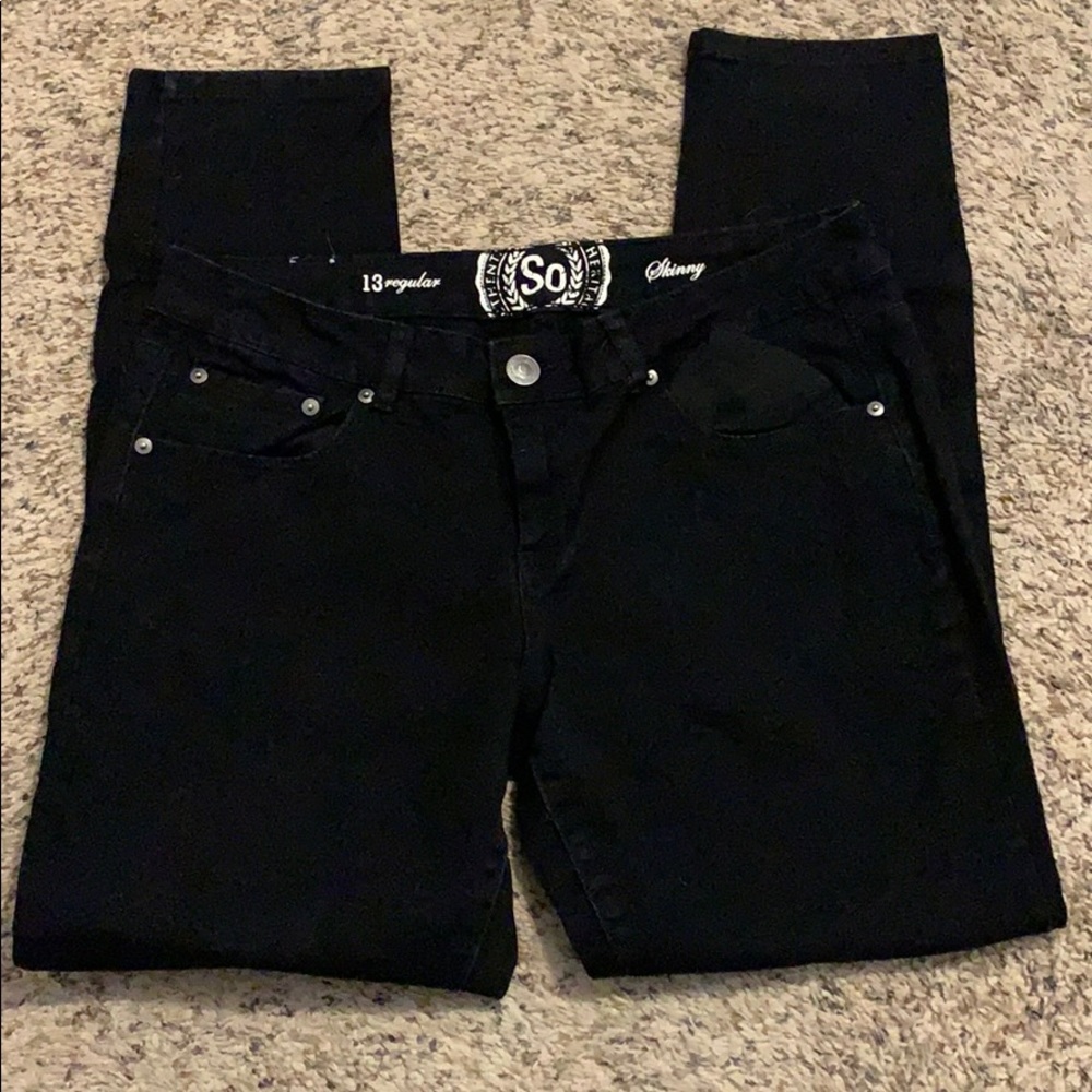 Black skinny jeans